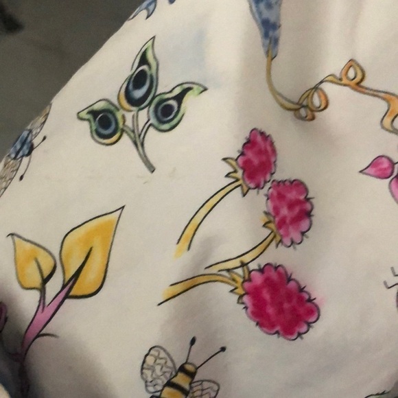 Unique Nature Novelty Print Puffy Buttons Puffer Jacket Size Medium - Picture 12 of 16